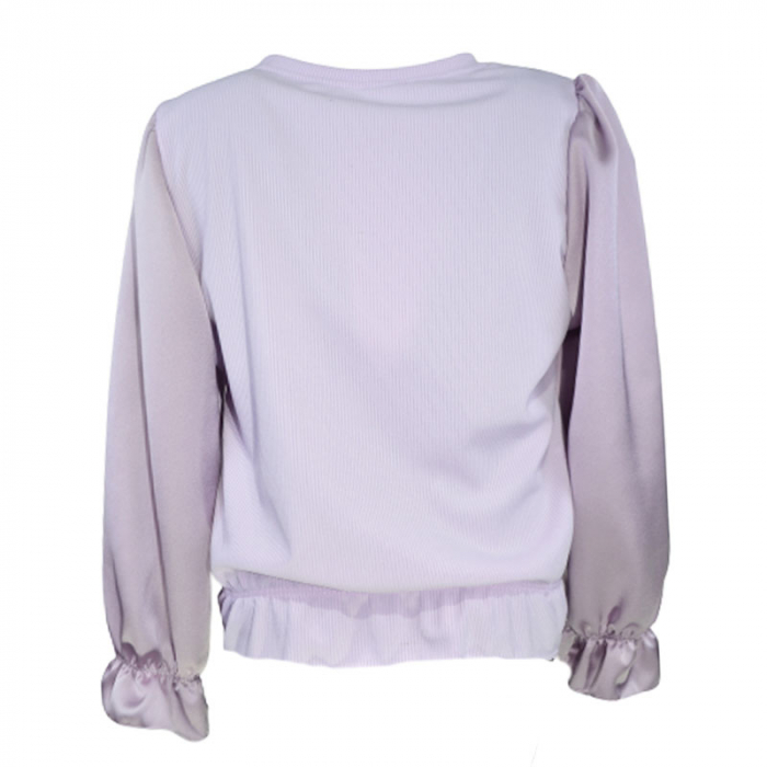 Bluza cu maneca lunga pentru fete New Collection 2327M, Mov [2]