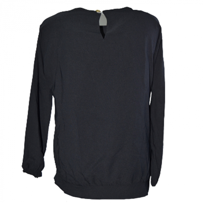Bluza cu maneca lunga pentru fete OLC SVR 8792, Negru [2]