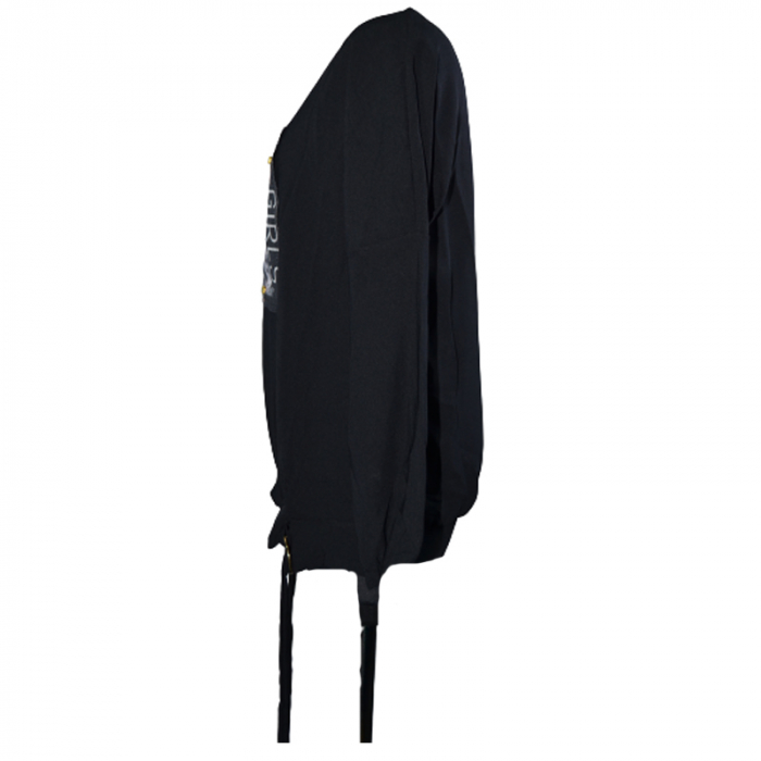 Bluza cu maneca lunga pentru fete OLC SVR 8792, Negru [4]