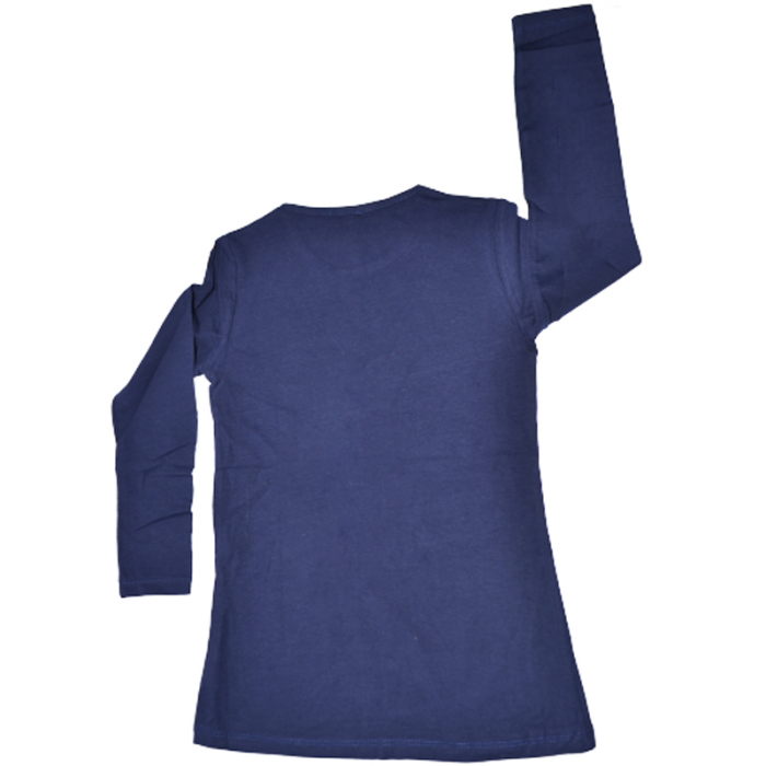 Bluza cu maneca lunga pentru fete OLC SVR 4017B, Bleumarin [2]