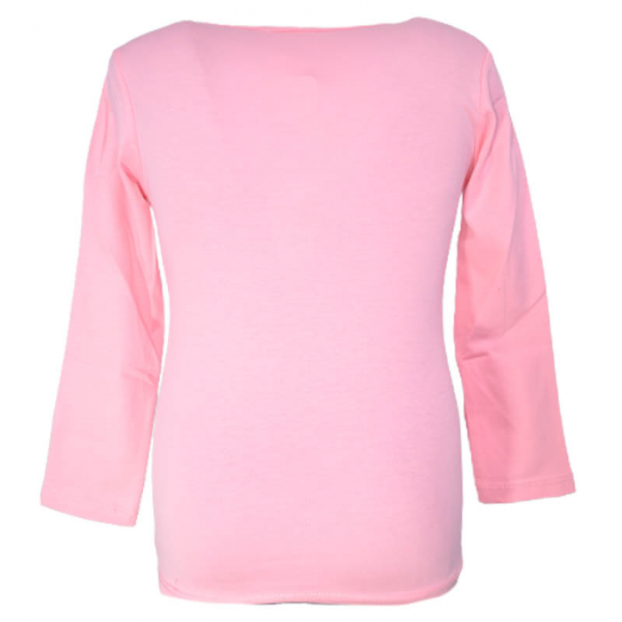 Bluza cu maneca lunga pentru fete OLC SVR 230323-7, Roz [2]