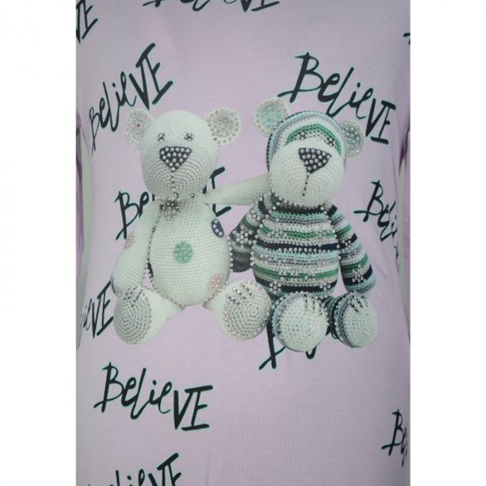 Bluza cu maneca lunga pentru fete OLC SVR 230323-12, Mov [3]
