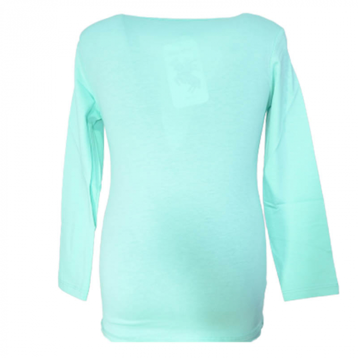 Bluza cu maneca lunga pentru fete OLC SVR 230323-9, Turcoaz [2]