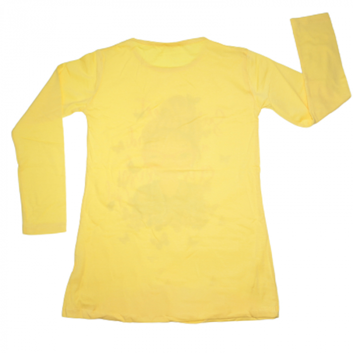 Bluza cu maneca lunga pentru fete OLC SVR 74017G, Galben [2]