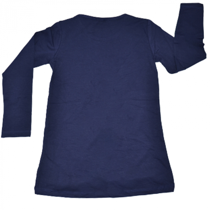 Bluza cu maneca lunga pentru fete OLC SVR 74017B, Bleumarin [2]