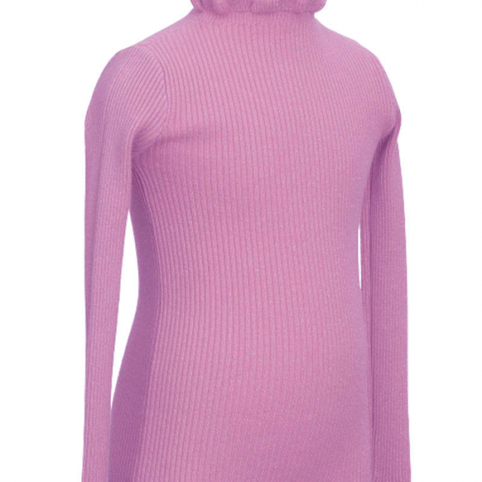 Pulover cu maneca lunga pentru fete Pink Baby QC301, Roz [3]