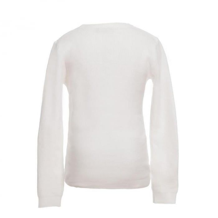 Bluza cu maneca lunga pentru fete Pink Baby QC170, Alb [2]