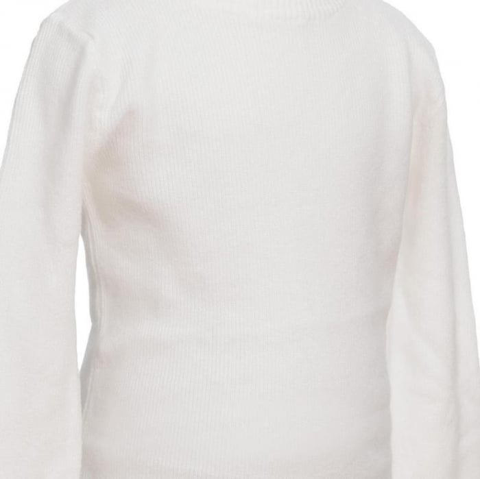 Bluza cu maneca lunga pentru fete Pink Baby QC170, Alb [3]