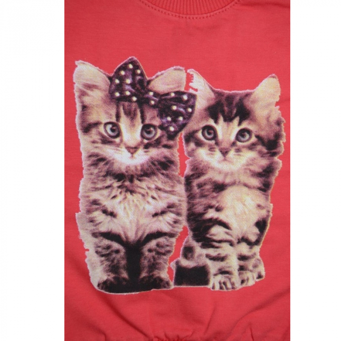 Bluza cu maneca lunga pentru fete Wendee OK11224-0RO-80, Rosu [3]