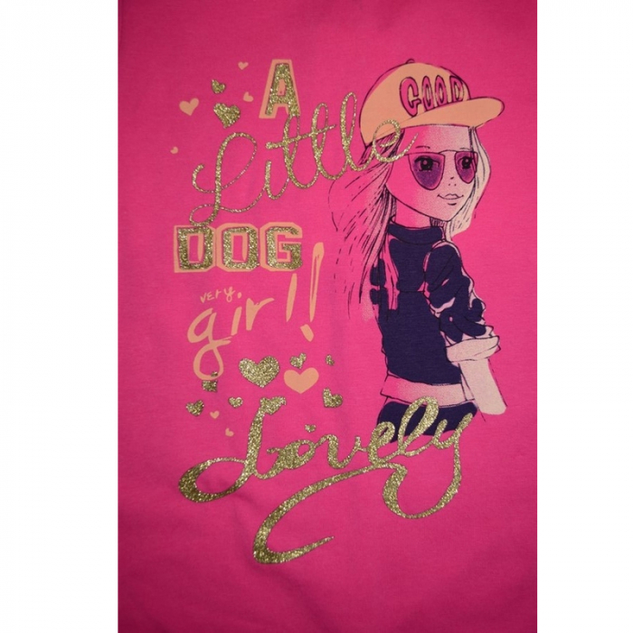 Bluza cu maneca lunga pentru fete Wendee OZFB39207-1-110, Fucsia [3]