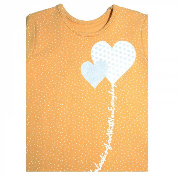 Bluza cu maneca lunga pentru fete Chrisma CRSM9-98, Portocaliu [3]
