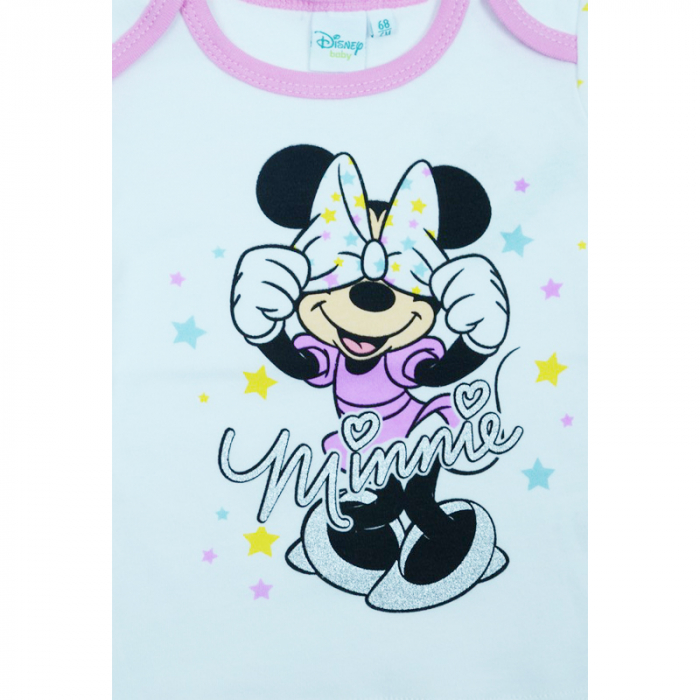 Bluza cu maneca lunga pentru fete E Plus M Minnie Mouse BFD-04-86-cm, Alb [3]
