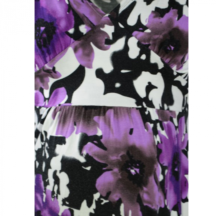 Bluza cu maneca lunga pentru gravide Mini Junior PNG-12, Mov [3]