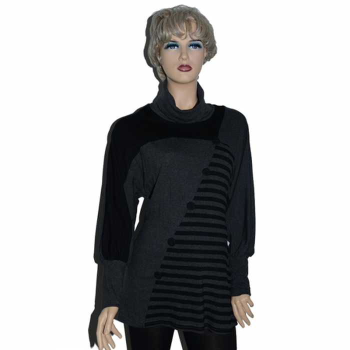 Bluza cu maneca lunga pentru gravide New Star NWS23N, Negru [4]