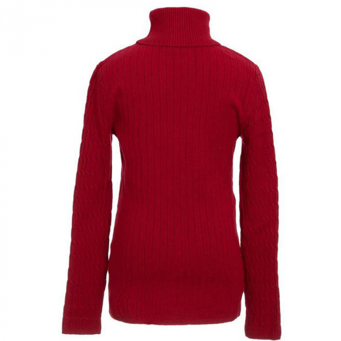 Pulover cu maneca lunga si guler inalt pentru baieti Urchin QC054-R, Rosu [2]