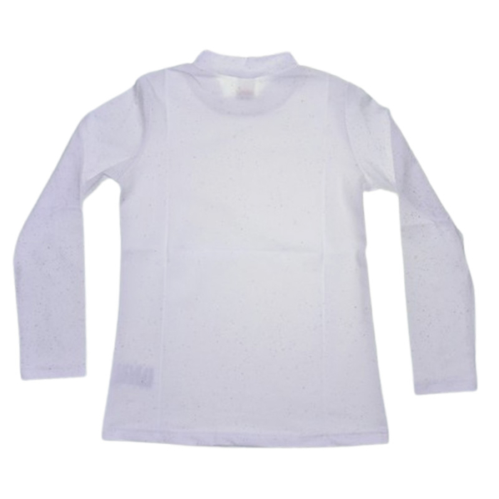 Bluza cu maneca lunga si guler, pentru copii, Atut B972, Alb [2]