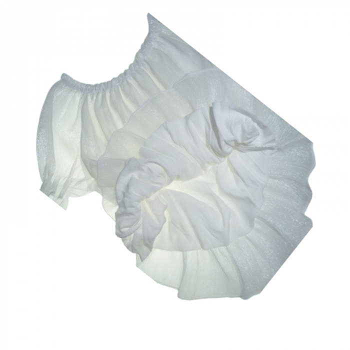 Bluza eleganta cu maneca scurta pentru fete, Mini Junior, BL7957, Alb [5]