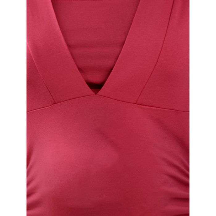 Bluza cu maneca scurta pentru gravide BDDE6R Mini Junior, Rosu [3]