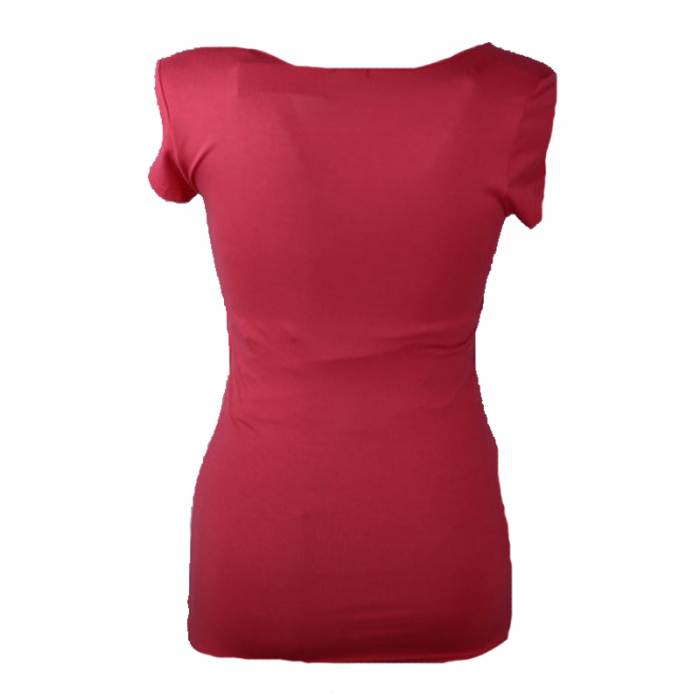 Bluza cu maneca scurta pentru gravide BDDE6R Mini Junior, Rosu [2]