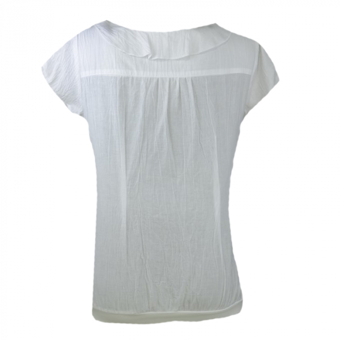 Bluza cu maneca scurta pentru gravide Mini Junior BDDE1A, Alb [2]