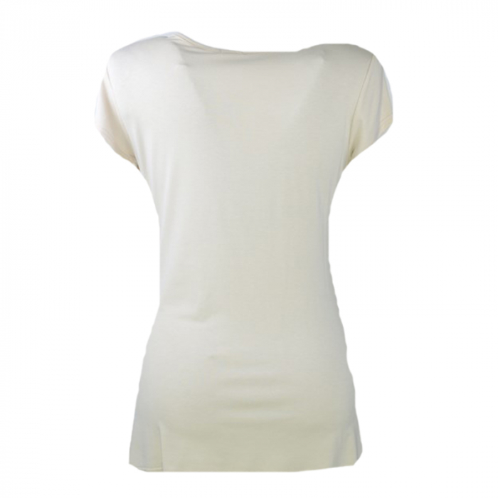 Bluza cu maneca scurta pentru gravide Mini Junior BDDE7C, Crem [2]