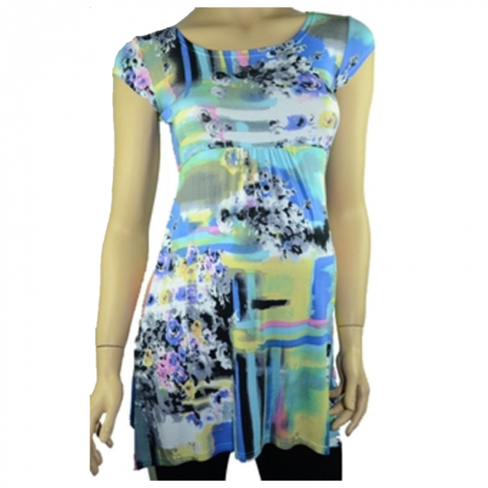 Bluza cu maneca scurta pentru gravide Mini Junior BDDE9V, Multicolor [4]