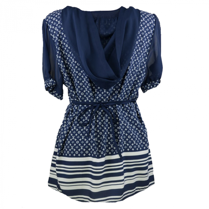Bluza cu maneca scurta pentru gravide New Star NWS20A, Albastru [2]