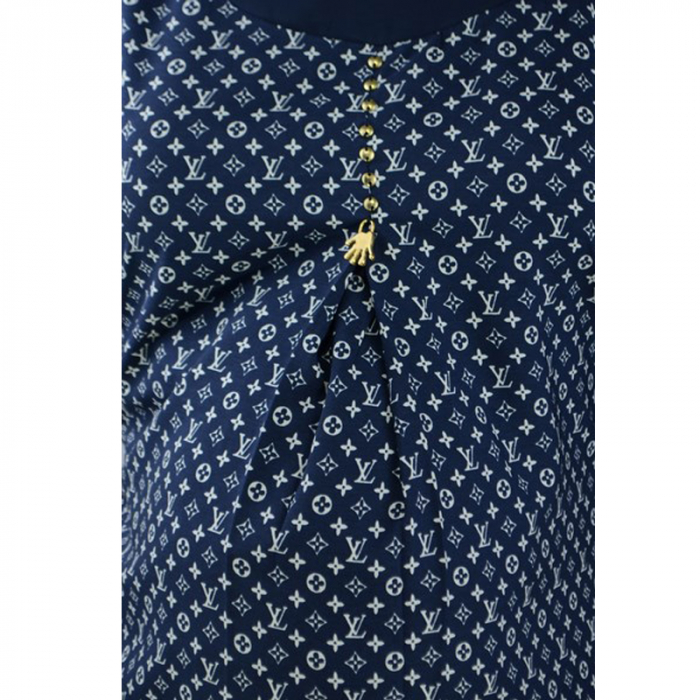 Bluza cu maneca scurta pentru gravide New Star NWS20A, Albastru [4]