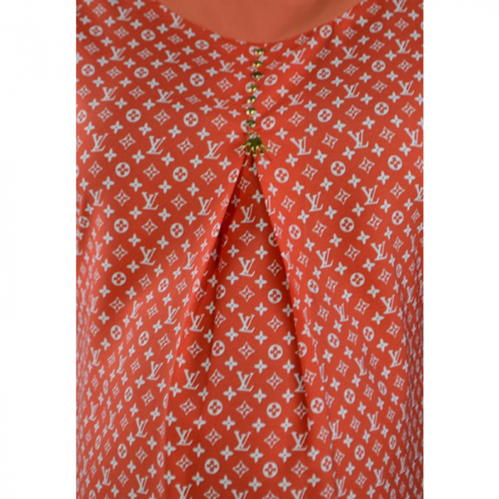 Bluza cu maneca scurta pentru gravide New Star NWS20P, Portocaliu [3]