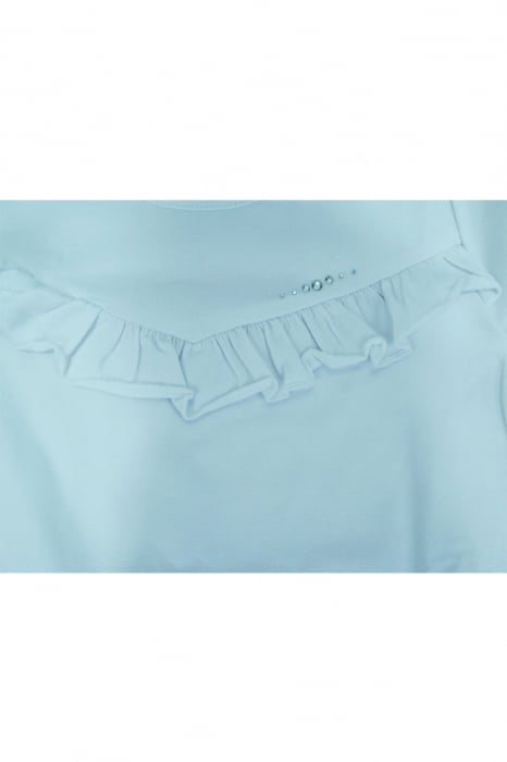 Bluza eleganta cu maneca lunga pentru fete Atut 7386-116, Alb [2]