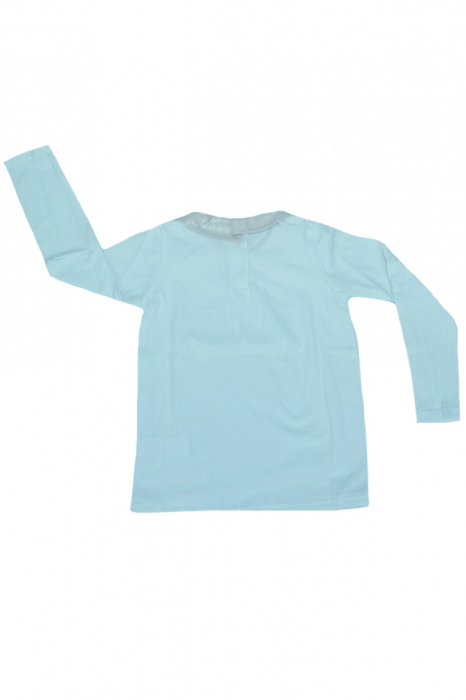 Bluza eleganta cu maneca lunga pentru fete Atut 8019-116, Alb [3]