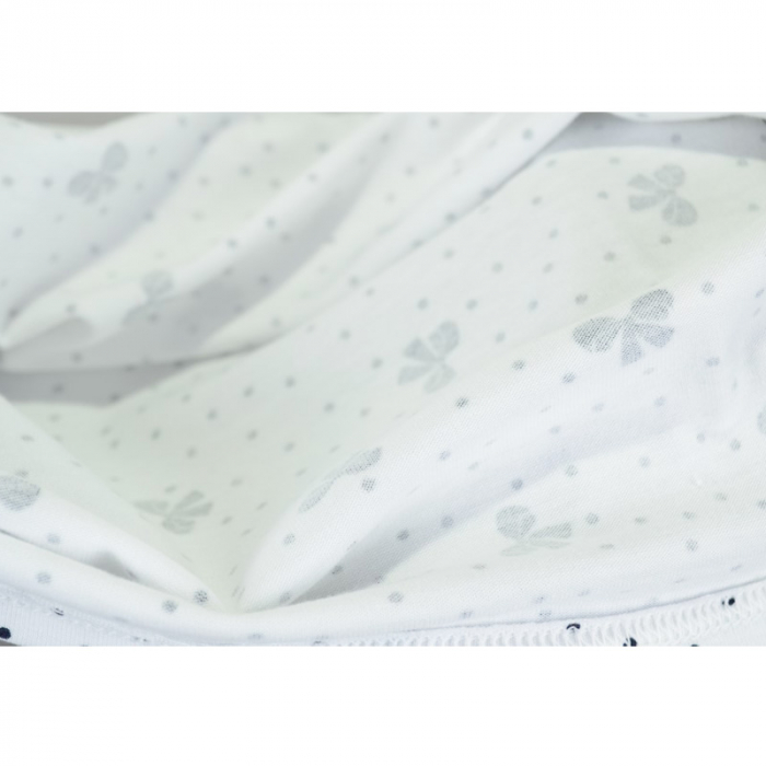 Bluza eleganta cu maneca lunga pentru fete Atut A-7702-104, Alb [3]