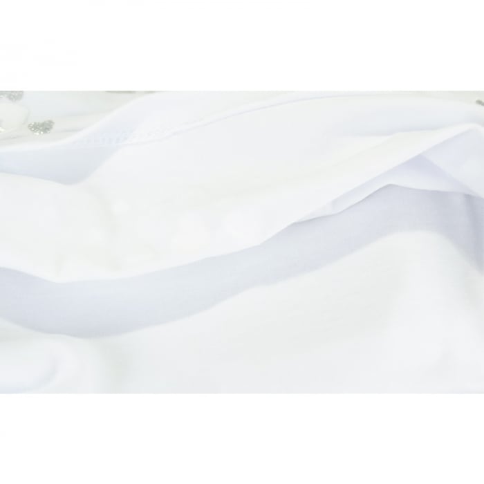 Bluza eleganta cu maneca lunga pentru fete Chrisma CRSM-4-98, Alb [2]