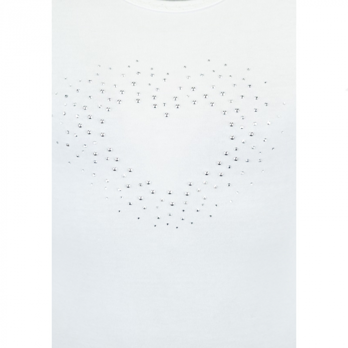 Bluza eleganta cu maneca lunga pentru fete Chrisma CRSM-5-104, Alb [3]