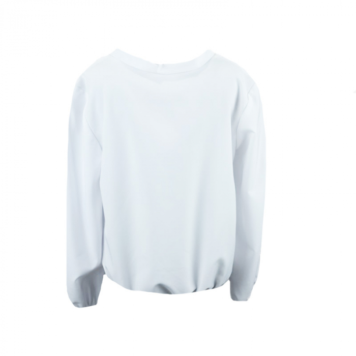 Bluza eleganta cu maneca lunga pentru fete Madii MDI-4A-128, Alb [2]