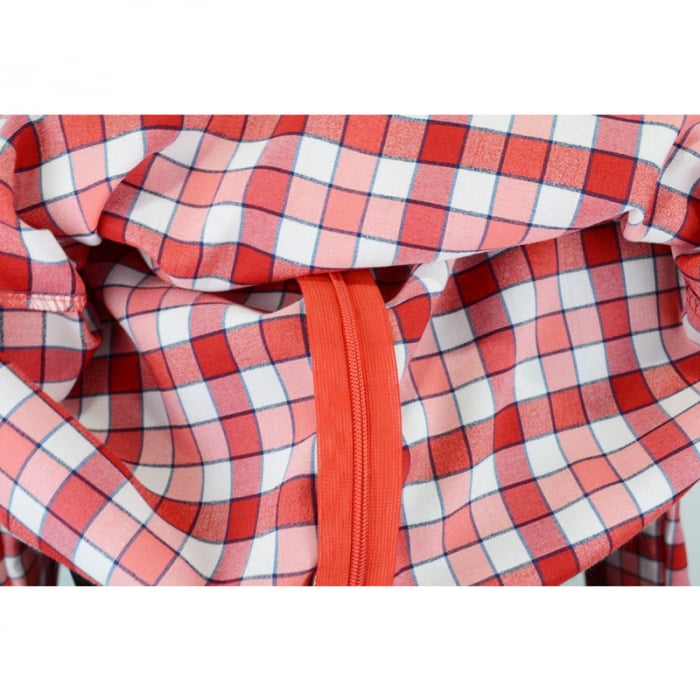 Bluza eleganta cu maneca lunga pentru fete Mariatex MTX-4-128-cm, Rosu [6]