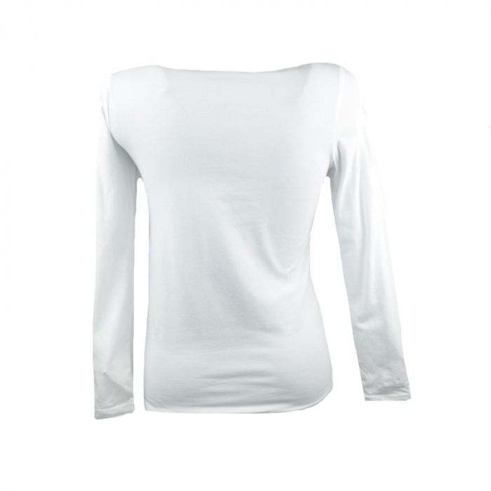 Bluza eleganta cu maneca lunga pentru fete Mini Junior BEF-09-158, Alb [2]