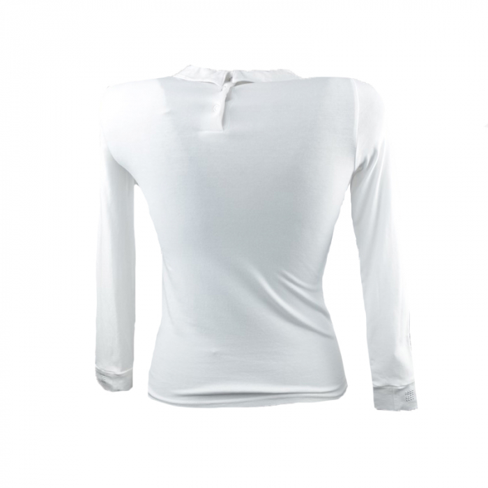 Bluza eleganta cu maneca lunga pentru fete Mini Junior BEF-10A-158, Alb [2]