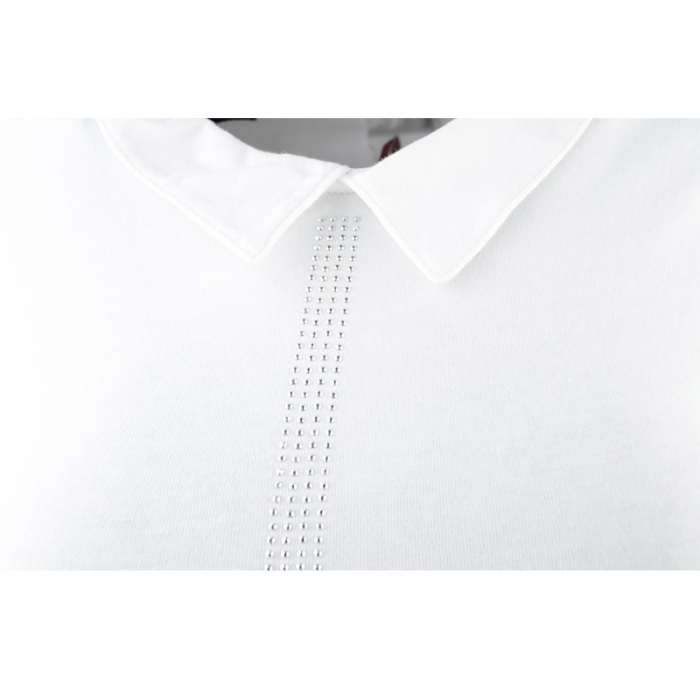 Bluza eleganta cu maneca lunga pentru fete Mini Junior BEF-10A-158, Alb [3]