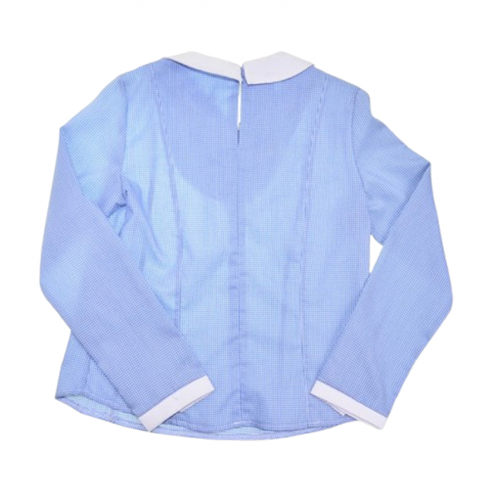 Bluza eleganta cu maneca lunga pentru fete, Mini Junior BL190325, Albastru [3]