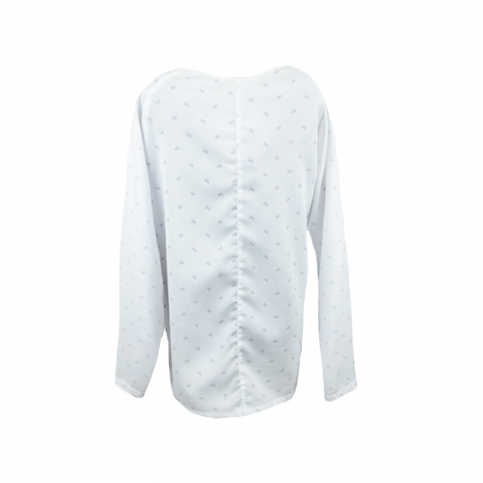 Bluza eleganta cu maneca lunga pentru fete Mini Junior IGM65-134, Alb [2]