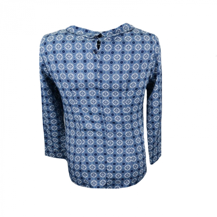 Bluza eleganta cu maneca lunga pentru fete Umbo UMB7A-140, Bleumarin [3]