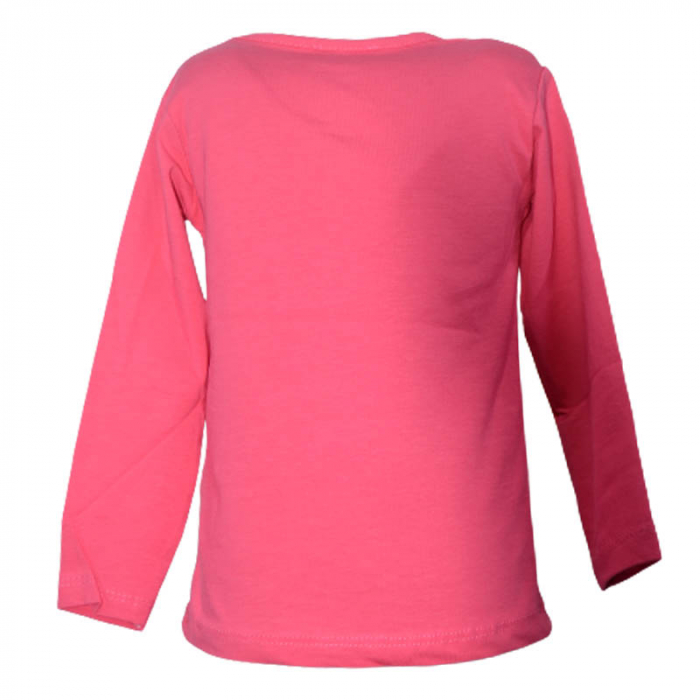 Bluza cu maneca lunga pentru fete OLC SVR 180323, Fucsia [2]
