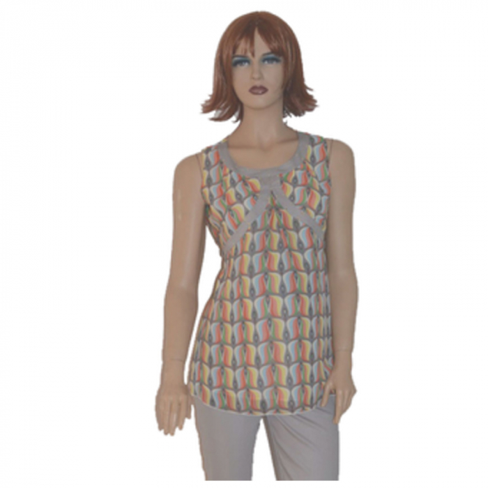 Bluza fara maneci pentru gravide BUSA BGB1G, Multicolor [4]