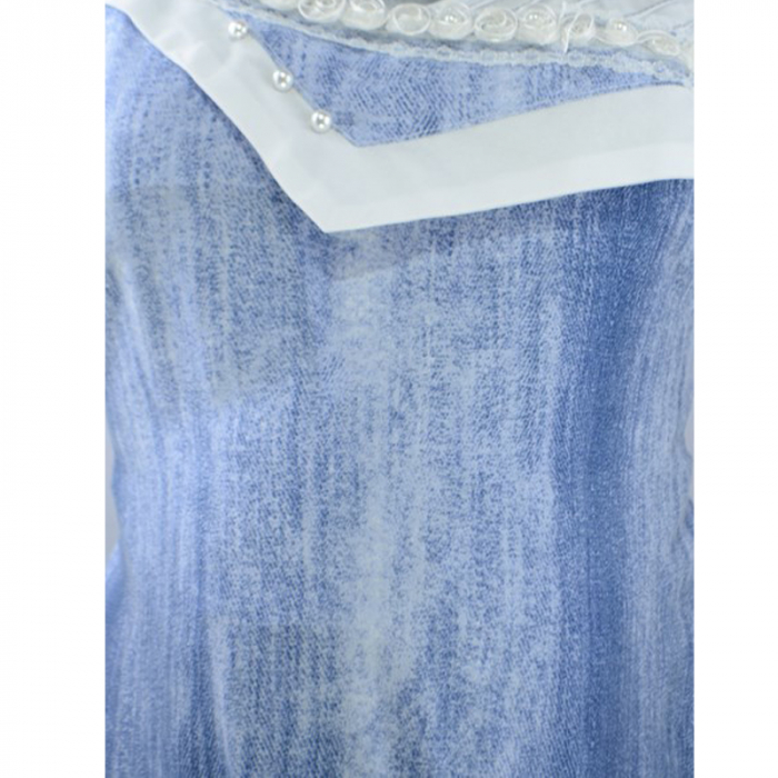 Bluza fara maneci pentru gravide Moda Flash BMMDF1A, Albastru [3]