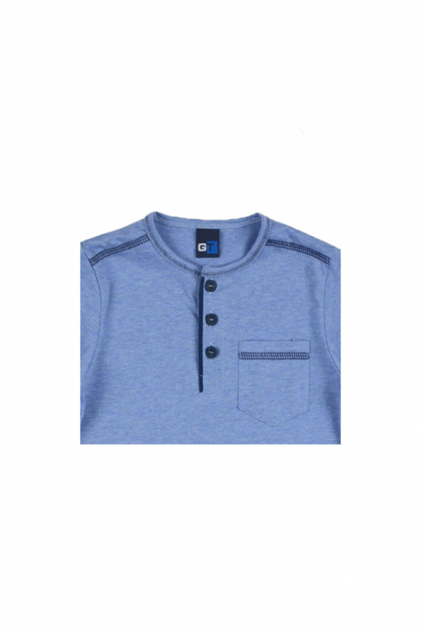 Bluza cu maneca lunga pentru baieti GT-6316-80, Albastru [3]