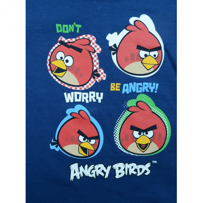 Bluza cu maneca lunga pentru baieti Sun City Angry Birds OE0163-68, Bleumarin [3]