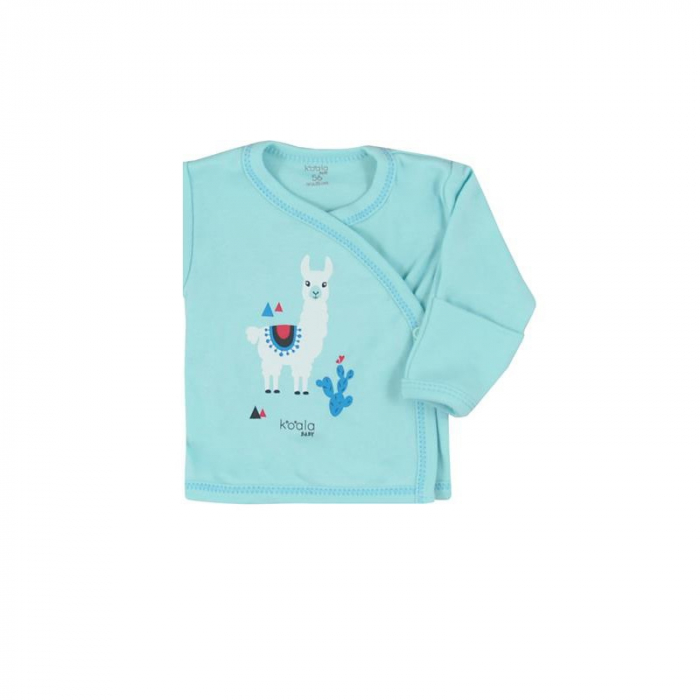 Bluza cu maneca lunga pentru baieti Koala Happy Baby 07-502T-62-cm, Turcoaz [2]