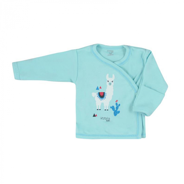 Bluza cu maneca lunga pentru baieti Koala Happy Baby 07-502T-62-cm, Turcoaz [1]
