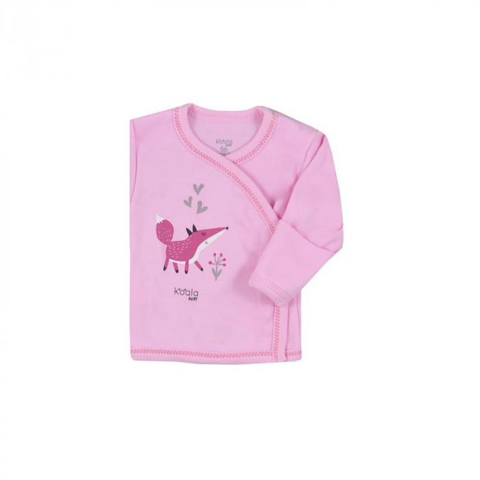Bluza cu maneca lunga pentru fete Koala Happy Baby 07-502R-62-cm, Roz [2]